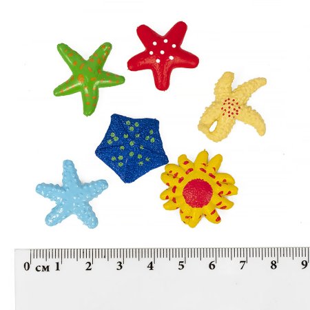 Игрушки в капсулах 34 мм "Звезды морские"