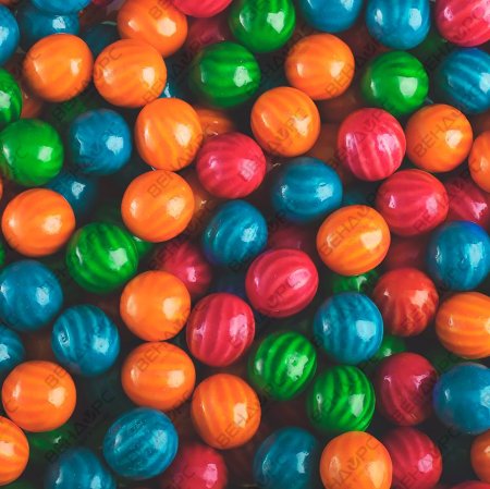 Жевательная резинка для механических торговых автоматов 27 мм "Арбузный фестиваль"