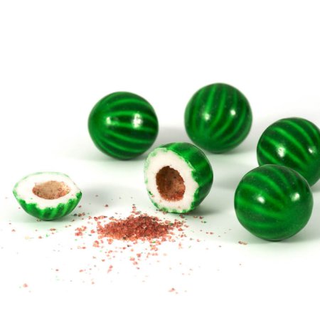 Жевательная резинка для торговых автоматов  25 мм "Ах, арбуз!" (с начинкой)