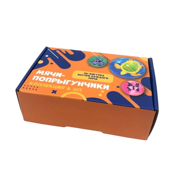 MIX GH45-12-17/6 "3D Пауки в коробке" (6 шт./уп.)