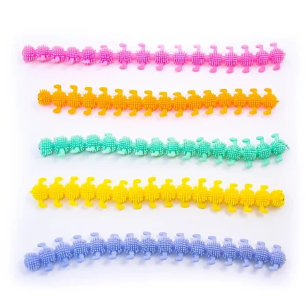 2267G-45 "Браслет тянучка "Сороконожка" в капсулах 45 мм (40 шт./уп.)