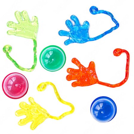 Игрушки в капсулах 28 мм "Руки-прилипалы"