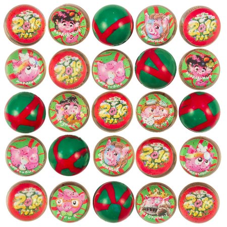 Мячи-прыгуны 27 мм "Удачный год"