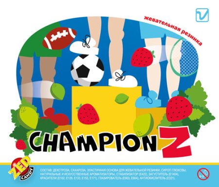 Жевательная резинка  "Чемпионы"