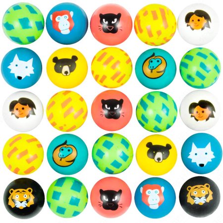 Мячи-прыгуны 25 мм "Сказка джунглей"