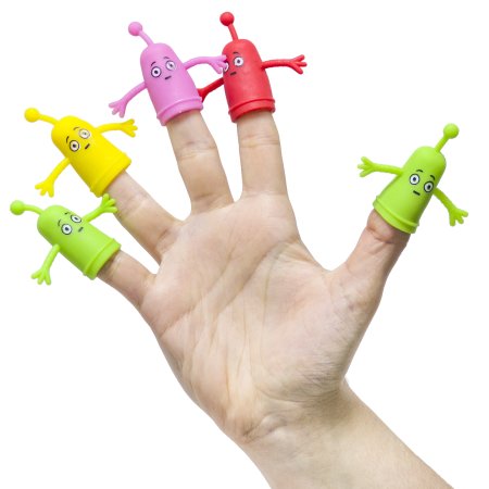 1783Gn "Монстрики на палец" (200 шт./уп.)