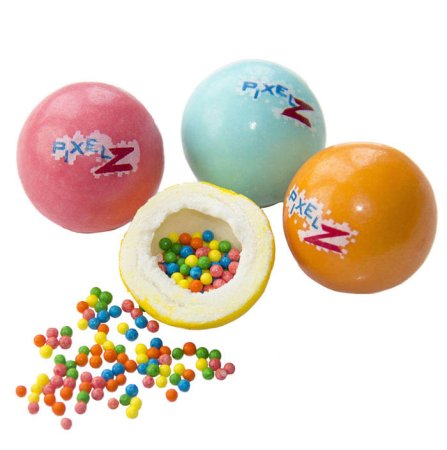 _25-16-10Z "Пиксели (с конфетти)" (900 шт./кор.)