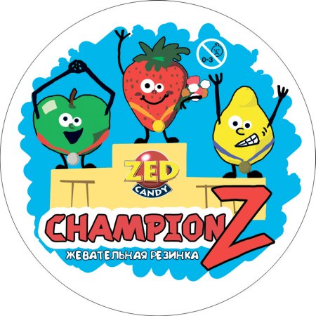 Чемпионы, наклейка (ZED)
