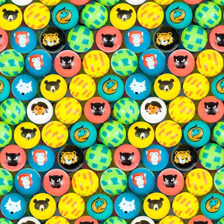 Мячи-прыгуны 25 мм "Сказка джунглей"