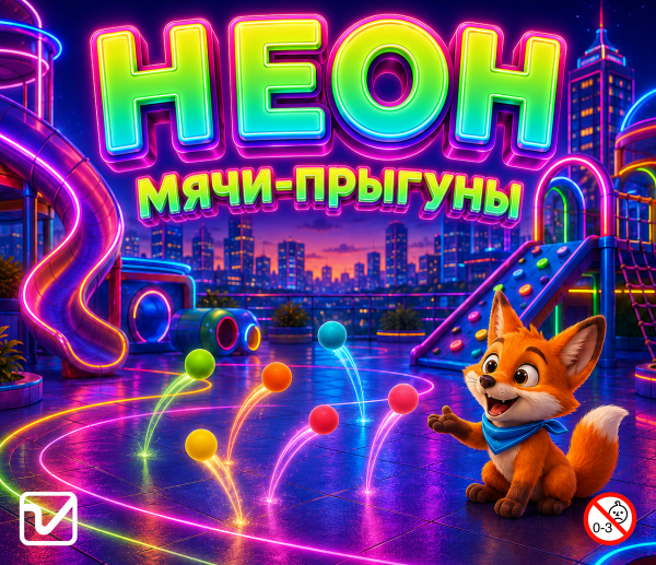 Мячи-прыгуны 25 мм "Неон"