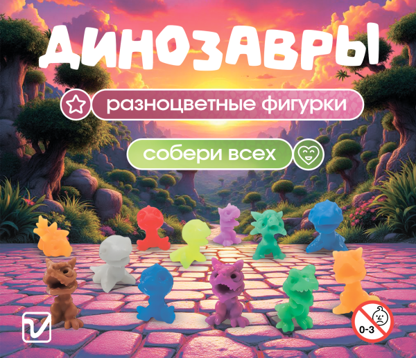 Игрушки "Динозавры в миниатюре"