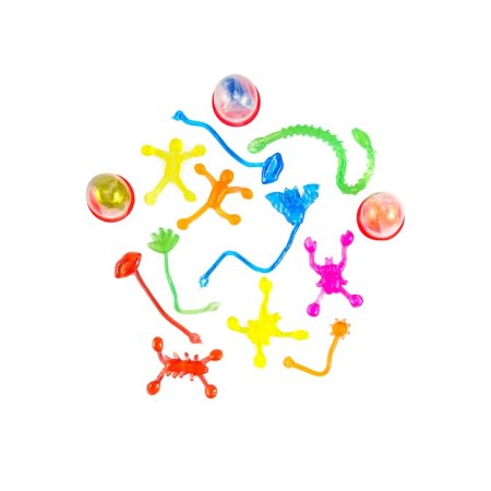 Игрушки в капсулах 28 мм "Липкие существа"