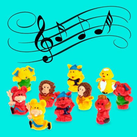 3305 Дружелюбные зверята наконечники на карандаши, 150 шт./уп.