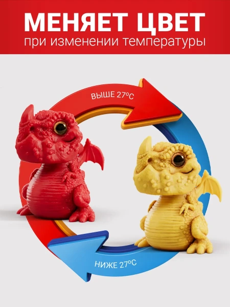 ЧЗ PTN2118-1 Игрушки "PROSTO Термоцветные драконы"