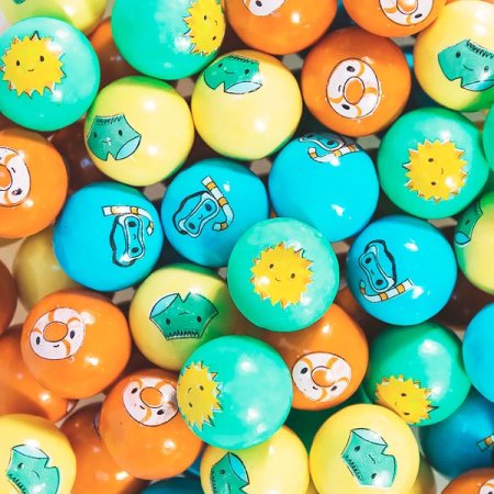 Жевательная резинка с принтом