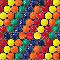 Мячи-прыгуны 25 мм  "Лесные ягоды"