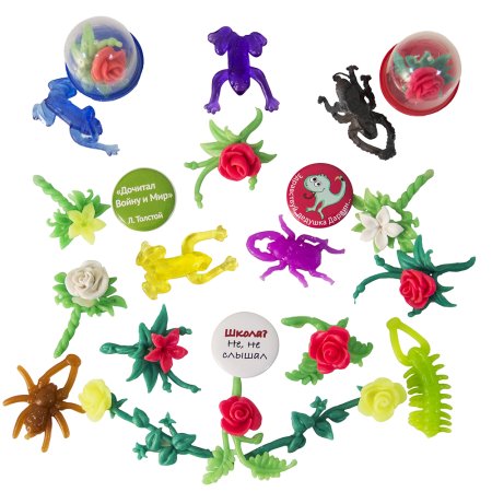 Игрушки в капсулах 28 мм 