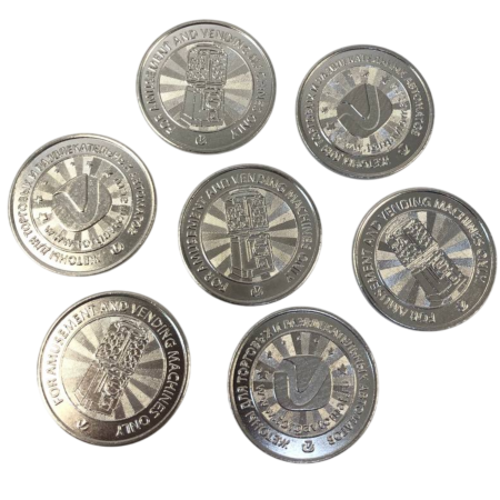 1125 Жетон "Торгавтомат" 28,6 мм серебристый