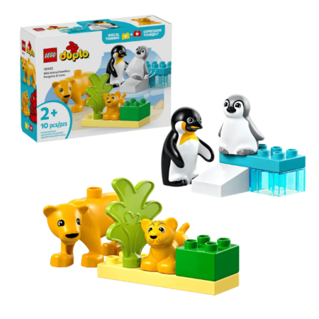 Lego 10442 Duplo "Семейства диких животных: Пингвины и львы"