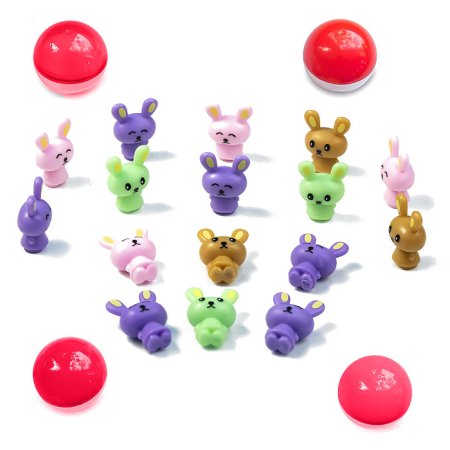 Игрушки в капсулах 34 мм  "Ушастый кролик"