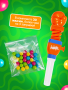 2551G-Set-O "Игрушка со сладостями "Боксерская перчатка" - оранжевая (10шт/упак.)