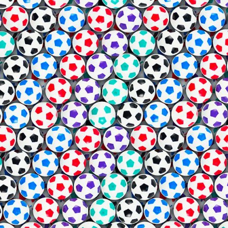 Мячи-прыгуны 25 мм "Футбольные мячи (белые)"