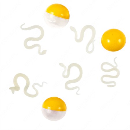 Игрушки в капсулах 34 мм "Шпионы змейки (светящиеся в темноте)"