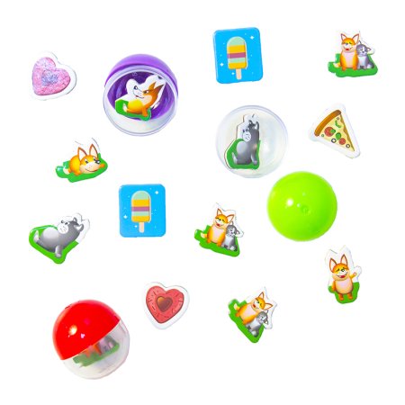 34КиП Игрушки в капсулах "Кот и пес" (250 шт./уп.)