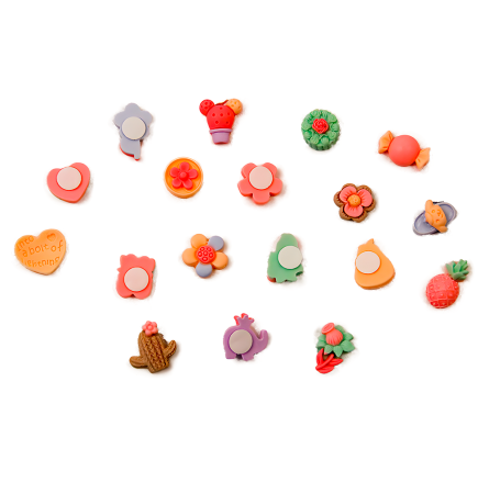 2335G "Наклейки 3D розовые" (500 шт/упак)