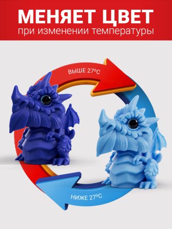 PTN2118 Игрушки "PROSTO Термоцветные драконы"