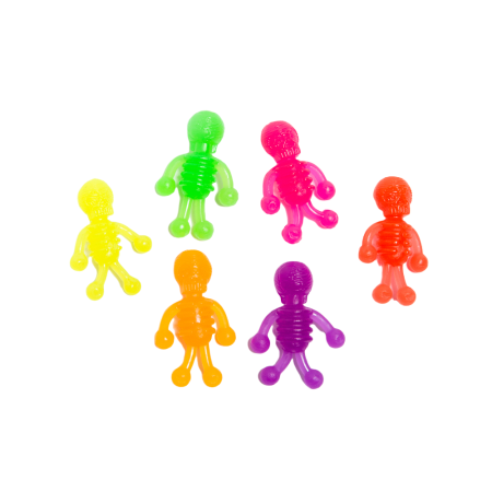 А2966-1 Игрушка "Цветные скелеты-2" (250 шт/упак)
