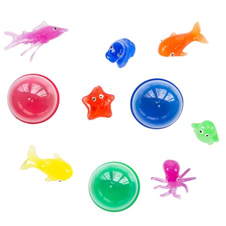 Морские липкие животные в капсулах