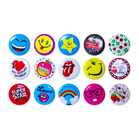 2112G Микс значков "Изобильный" (200 шт/упак)