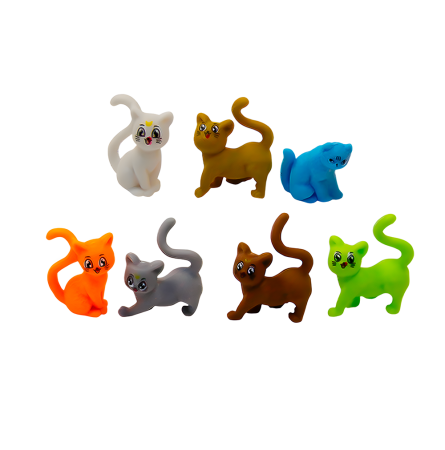 2362G "Котята разных цветов" (200 шт./упак.)