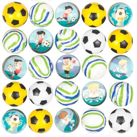 Мячи-прыгуны 27 мм "Футбольная команда"
