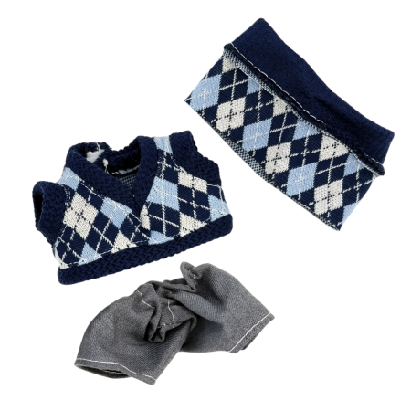 WearMIX-75 Набор аксессуаров для фигурок - "Элемент одежды" в капсулах 75 мм (14 шт/упак)