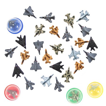 Игрушки в капсулах 28 мм "Истребители"