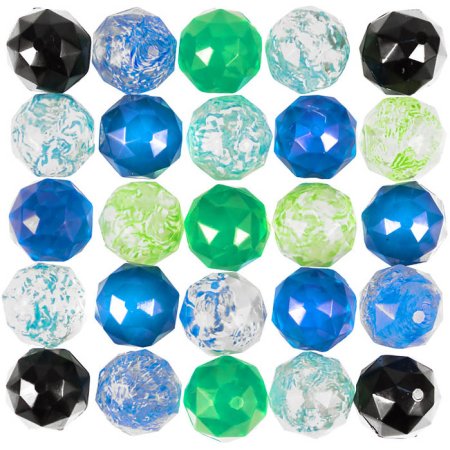 Мячи-прыгуны 32 мм "Азур-малахит"