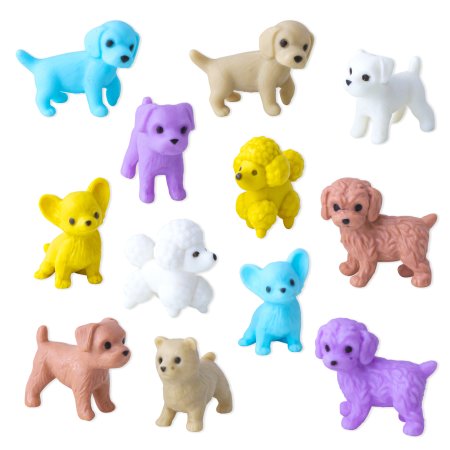 2111G "Разноцветные щенки" (200 шт/упак)