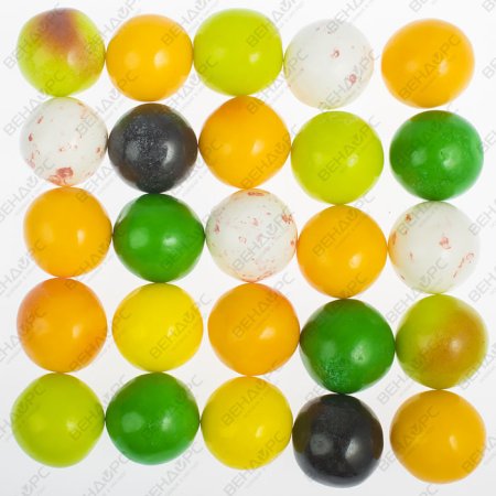 Жевательная резинка для механических торговых автоматов  25 мм "Фруктовое угощение"