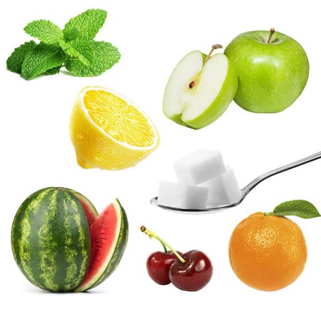 Жевательная резинка  для торговых автоматов 22 мм "Фрукты в сахаре"