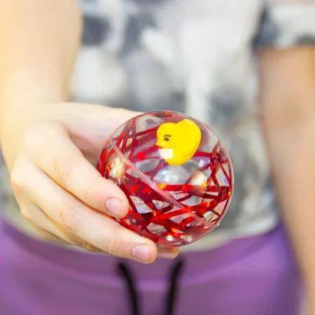 2276G Игрушка "Мяч с фигуркой (Утенок)" (12 шт/упак)