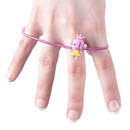 Игрушки в капсулах РГМ 34 мм "Куколки с резиночкой" 