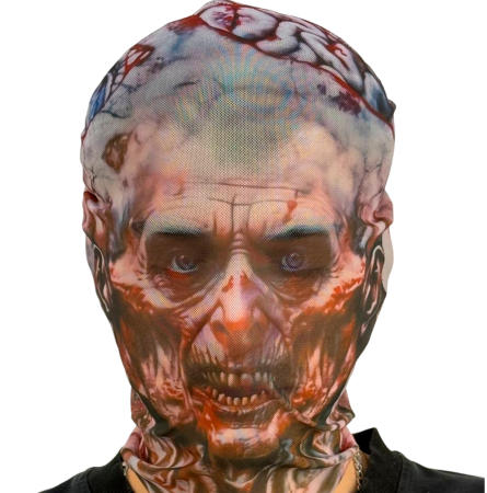 2548G "Маска для праздников и карнавалов Зомби"