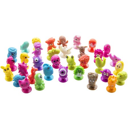 Игрушки для капсул 28 мм "Зверята-присоски"