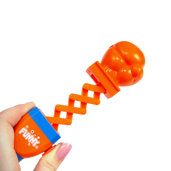 2551G-Set-O "Игрушка со сладостями "Боксерская перчатка" - оранжевая (10шт/упак.)