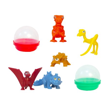 452015G "Добрые динозаврики" в капсулах 45 мм (100 шт./уп.)