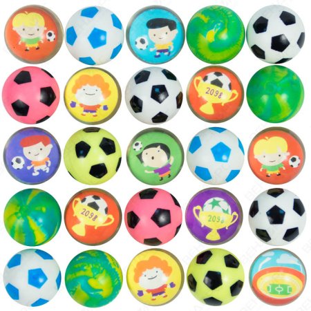 Мячи-прыгуны 25 мм "Все на матч"