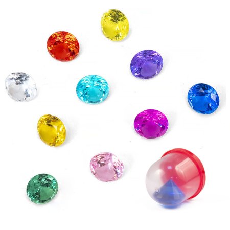 Игрушки в капсулах  28 мм "Игрушечные бриллианты"