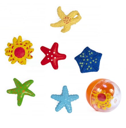 Игрушки в капсулах 34 мм "Звезды морские"